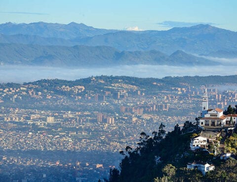 Oversiktsbilde Bogota