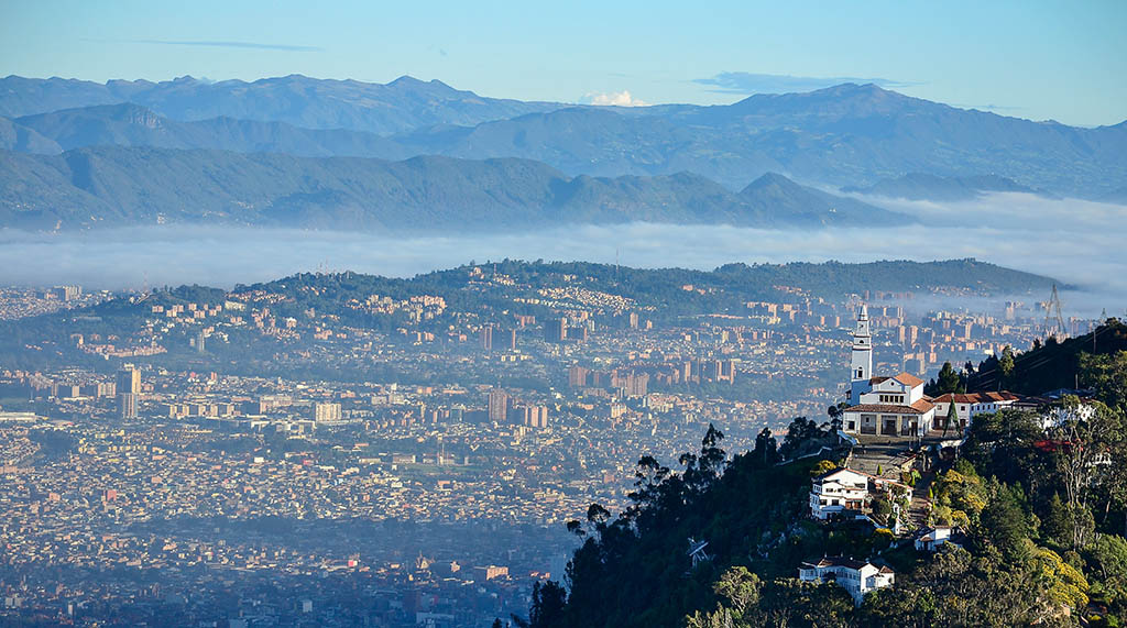 Oversiktsbilde Bogota