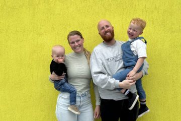 Foto av familien Jortveit