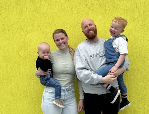 Foto av familien Jortveit